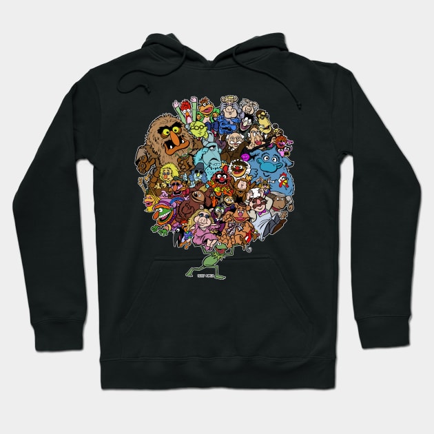 World of Friendship Hoodie by Durkinworks